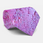 Cravate "Valentines Et Politique #2" Peinture À L'Huile Or (Roulé)