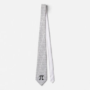 Cravate Valeur de symbole de pi