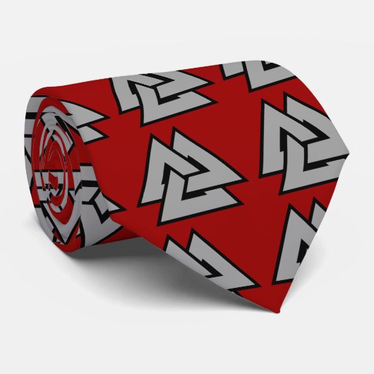Cravate Valknut (Roulé)