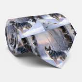 Cravate Vallhund suédois Laisser neiger Noël (Roulé)