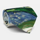 Cravate Van Gogh La peinture paysagère des oliviers (Roulé)