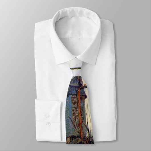 Cravate Van Gogh - Le Moulin De La Galette (Attaché)