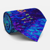 Cravate Van Gogh - Nuit étoilée Sur Le Rhone Pop Art (Roulé)