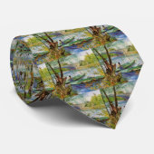 Cravate Van Gogh Pêche au printemps, Pont de Clichy (Roulé)