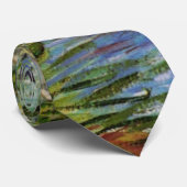 Cravate Van Gogh Pêche au printemps, Pont de Clichy (Roulé)