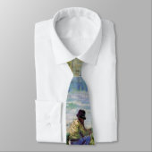 Cravate Van Gogh Pêche au printemps, Pont de Clichy (Attaché)
