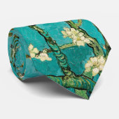 Cravate Van Gogh Peinture des amandes en fleurs d'arbre (Roulé)