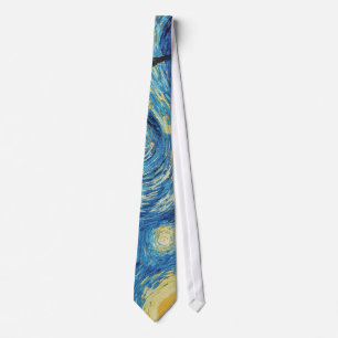 Cravate Van Gogh Starry Classic Nuit Impressionnisme Art