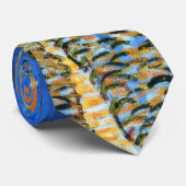 Cravate Van Gogh - Terrasse Café (Roulé)
