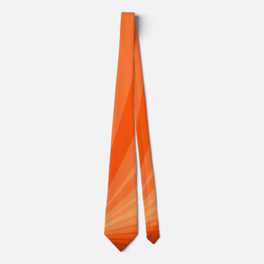 Cravate Vanille rouge orange Abstraite moderne Fractale gr (Devant)
