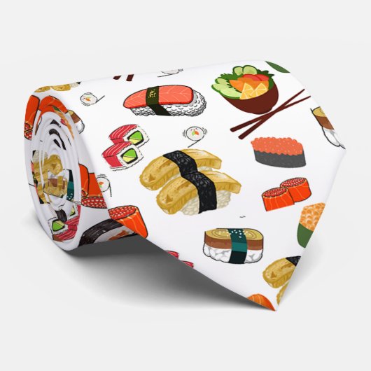 Cravate Variété De Sushi (Roulé)