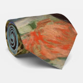 Cravate Vase avec des Œillets de Vincent van Gogh (Roulé)