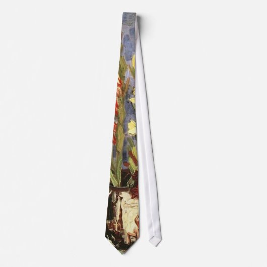 Cravate Vase avec Glaïeuls Vincent van Gogh (Devant)