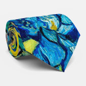 Cravate Vase avec Irises, Van Gogh (Roulé)