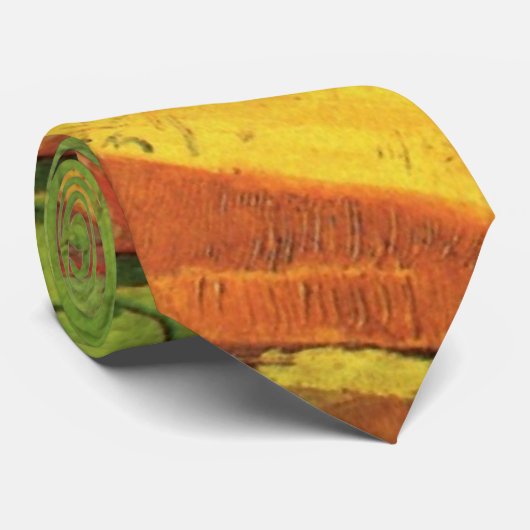 Cravate Vase avec Oleanders et livres par Vincent van Gogh (Roulé)