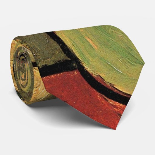 Cravate Vase avec Rose Mallows par Vincent van Gogh (Roulé)