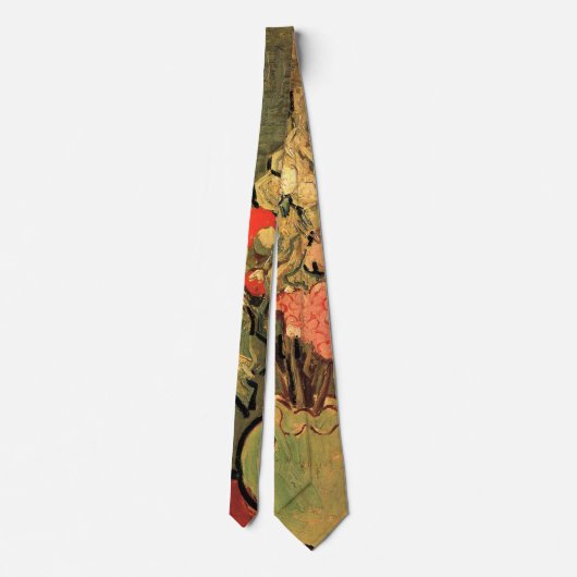 Cravate Vase avec Rose Mallows par Vincent van Gogh (Dos)