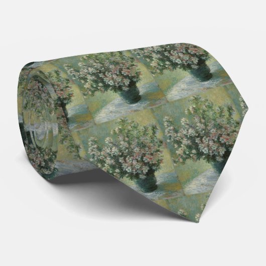 Cravate Vase des fleurs de Claude Monet (Roulé)
