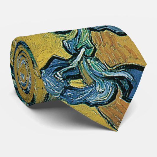 Cravate Vase Still Life avec Irises par Vincent van Gogh (Roulé)