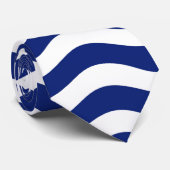 Cravate Vastes rayures de la marine (Roulé)