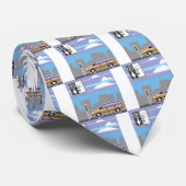 Cravate Vecteur payé de voiture de parcomètre (Roulé)