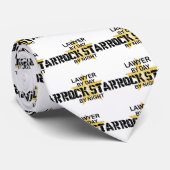 Cravate Vedette du rock d'avocat par nuit (Roulé)