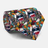 Cravate Vedette du rock de singe de chaussette (Roulé)