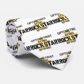 Cravate Vedette du rock d'optométriste par nuit (Roulé)