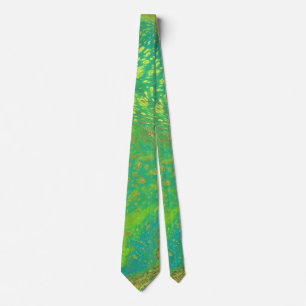 Cravate Vegabond Dreams 2 Unique Abstract Tie Vert Clair