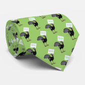 Cravate Vegans Rule ! (Roulé)