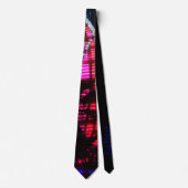 Cravate Vegas Flamingo night lights Neck Tie (Devant)