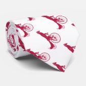 Cravate Vélo de cru de cavalier de Fox (Roulé)