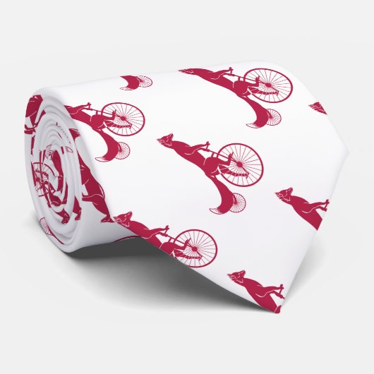 Cravate Vélo de cru de cavalier de Fox (Roulé)
