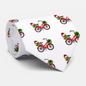 Cravate vélo xmas (Roulé)