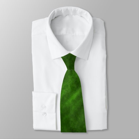 Cravate velours vert (Attaché)