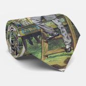 Cravate "Vendeur de poudre de perlimpinpin du charlatan de (Roulé)