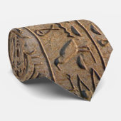 Cravate Venin d'Egyptian Hiéroglyphe (Roulé)