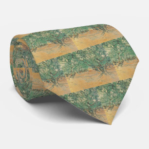 Cravate Verger d'oliviers de Van Gogh - Art de la nature e