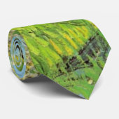 Cravate Verger en fleurs de Vincent van Gogh (Roulé)