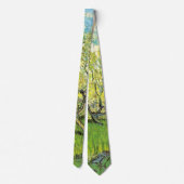 Cravate Verger en fleurs de Vincent van Gogh (Dos)