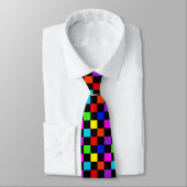 Cravate Vérificateur néon multicolore (Attaché)