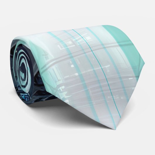 Cravate Verre de fibre synthétique Cyber Tech Sci-Fi brill (Roulé)