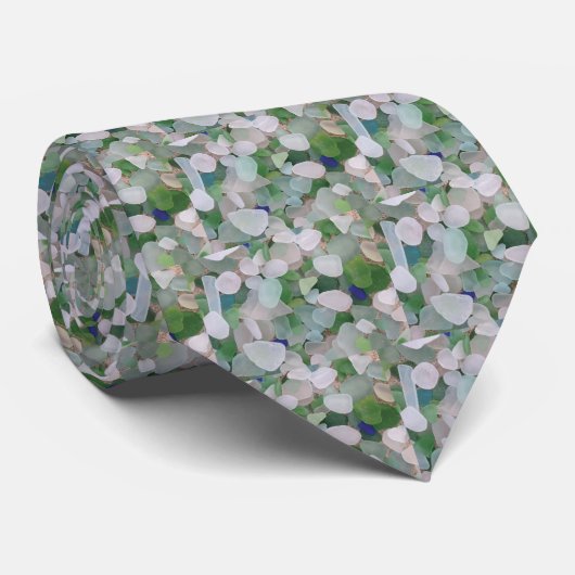 Cravate Verre de mer de l'océan (Roulé)