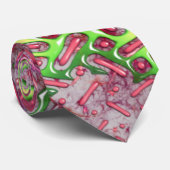 Cravate Verre fusionné 3D du virus (Roulé)