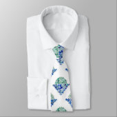 Cravate Verre marin - Sunrise (Attaché)