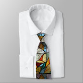 Cravate Verre multicolore Abstrait (Attaché)