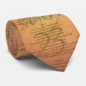 Cravate Vers chrétien de bible du psaume 23 KJV (Roulé)