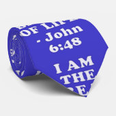 Cravate Vers de bible de 6h48 de John. (Roulé)