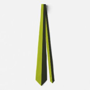 Cravate Vert acide - Noir vert