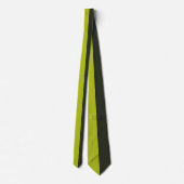 Cravate Vert acide - Noir vert (Dos)